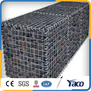 Yachao soudé boîte de gabion galvanisé pierre cage gabion retenue mur clôture